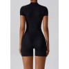Гладкий короткий комбенизон Shorts Body Crop T-shirt model 36 (Black) Гладкий короткий комбенизон Shorts Body Crop T-shirt model 36 (Black)